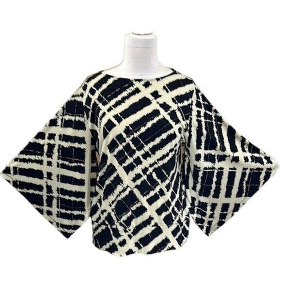 Chico's Kimono Tunic Top Size 2 (12) Flowy - Picture 2 of 10